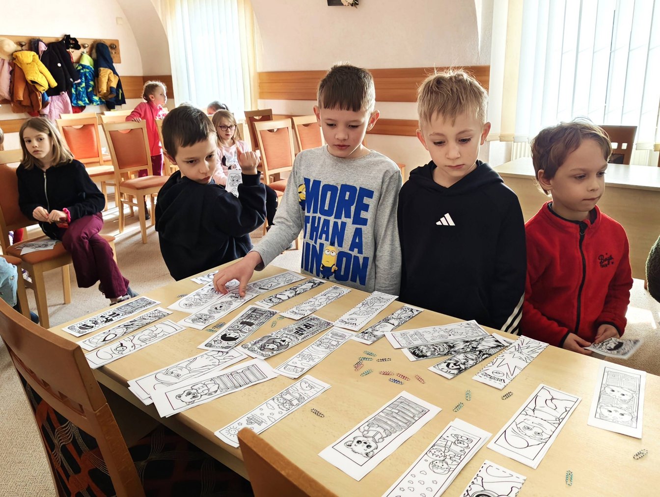 1. třída v knihovně