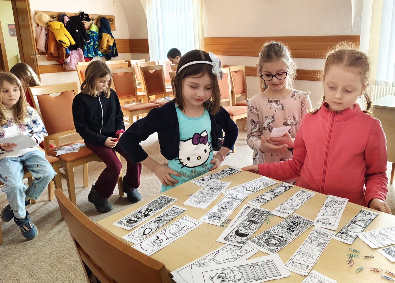 1. třída v knihovně