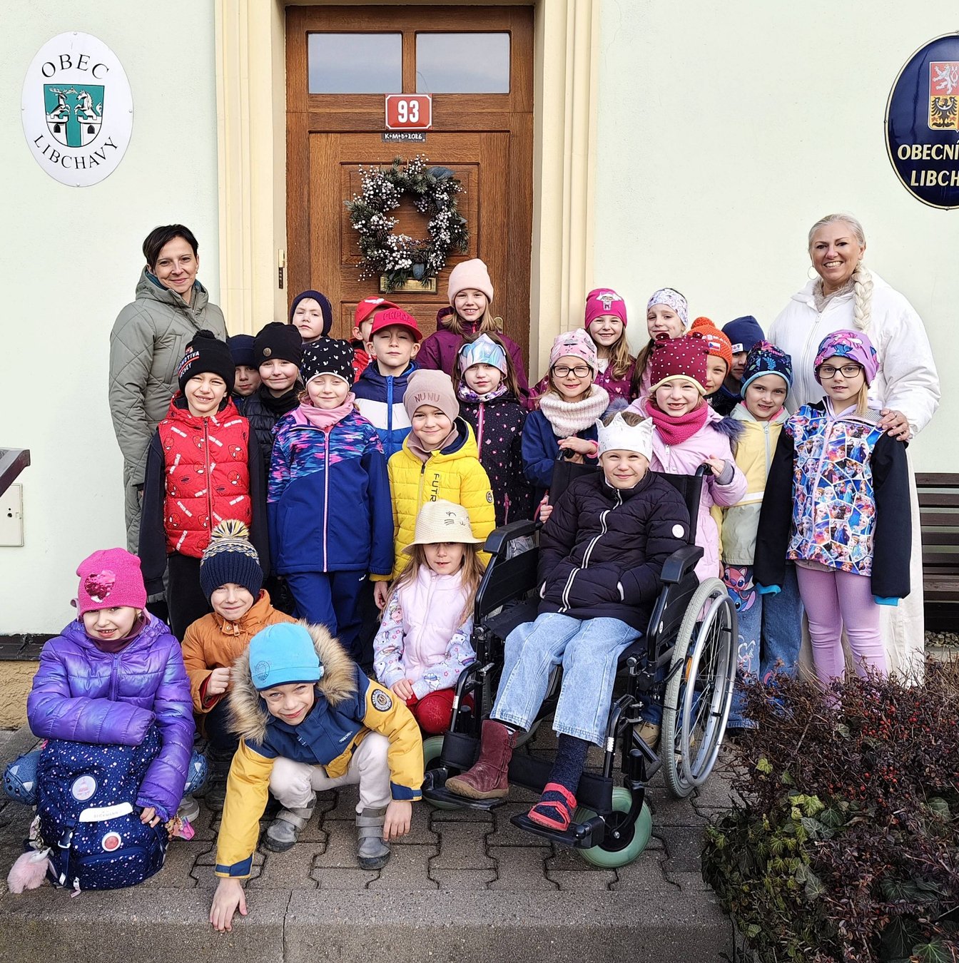 1. třída v knihovně