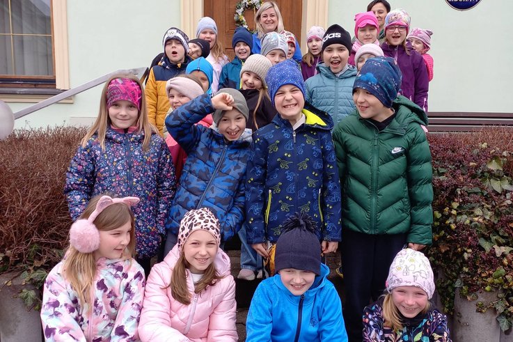 Druháčci v knihovně