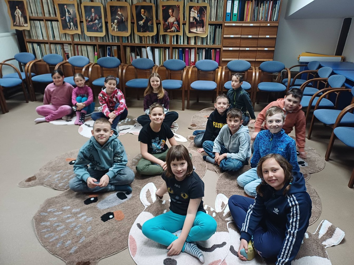 3. třída v Městské knihovně v ÚO