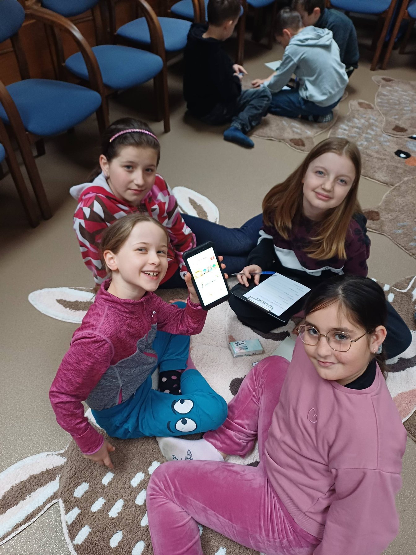 3. třída v Městské knihovně v ÚO