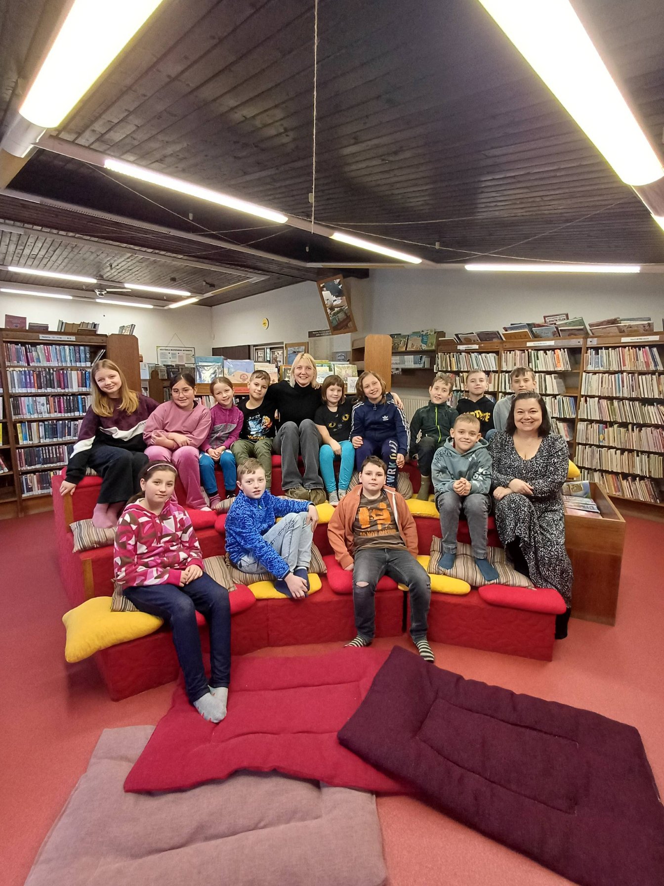 3. třída v Městské knihovně v ÚO