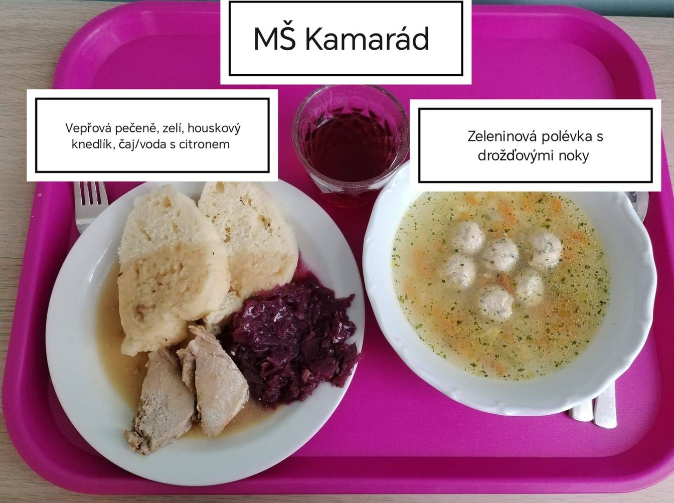 Jídlo MŠ Kamarád