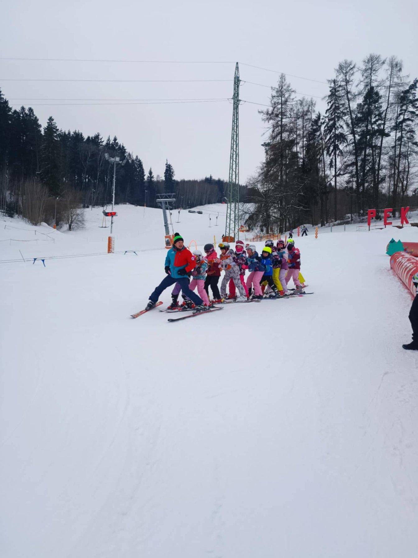 Lyžařská školička Peklák 12. 1. - 4