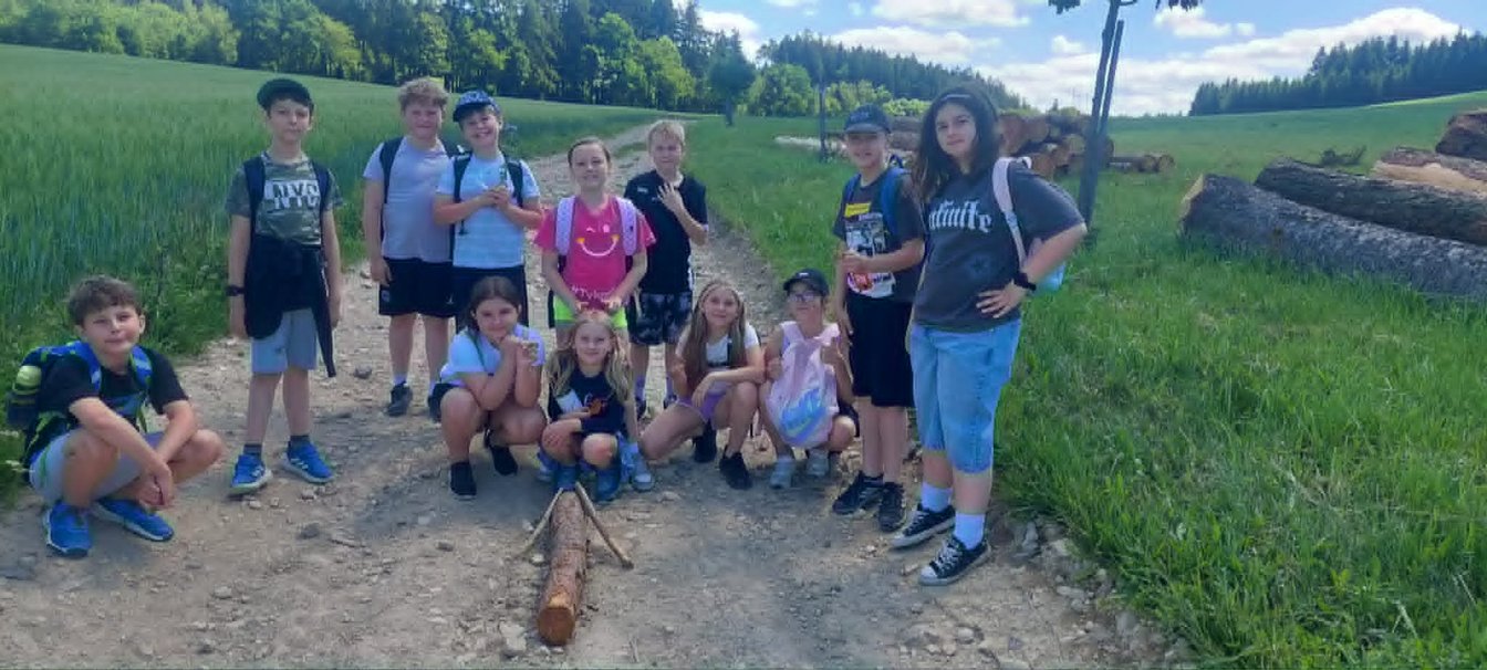 4.B na farmě ve Rvištích