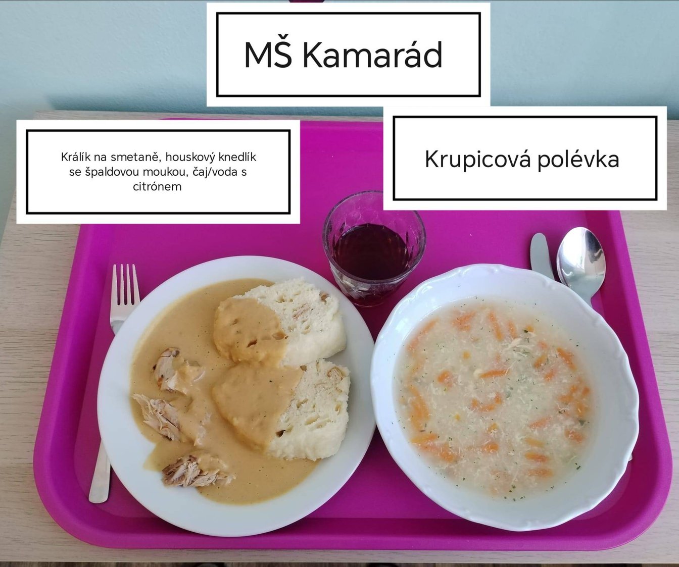 Jídlo MŠ Kamarád