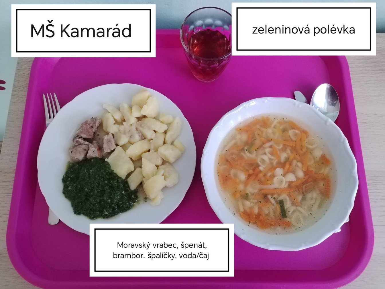 Jídlo MŠ Kamarád