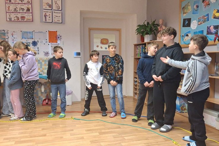 5. třída v ZŠ České Libchavy