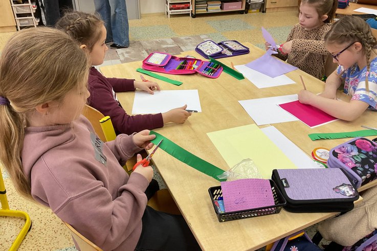 Deváťáci učí na 1. stupni