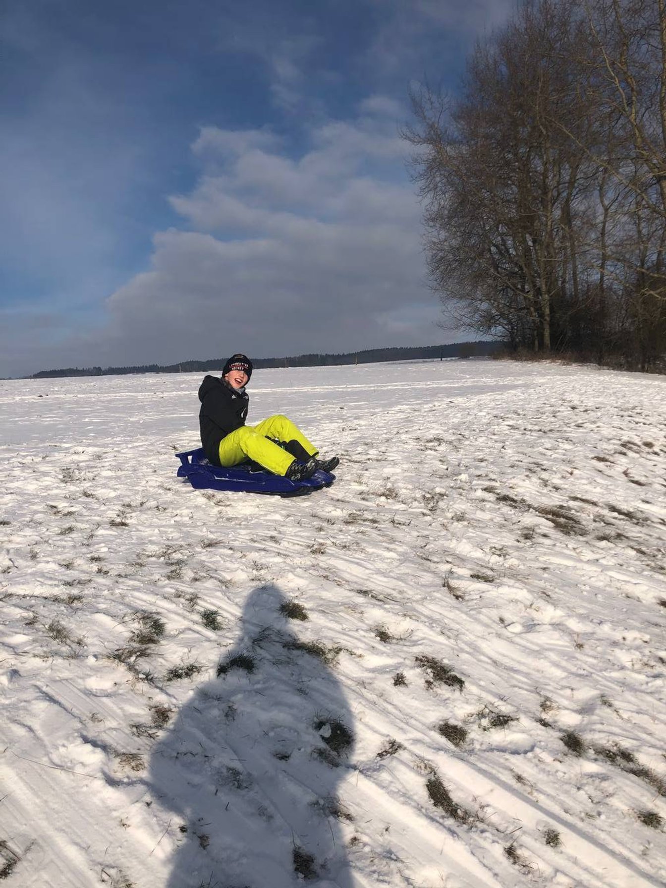 Žáci 4.A na sněhu