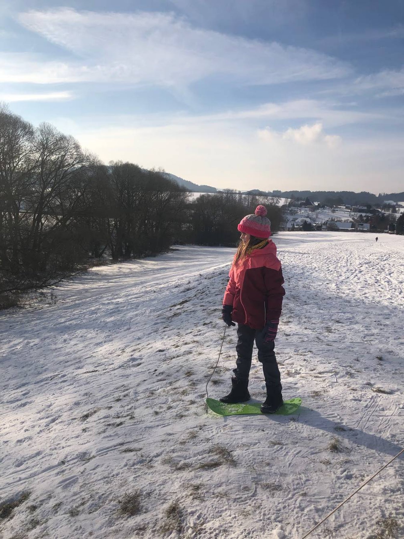 Žáci 4.A na sněhu