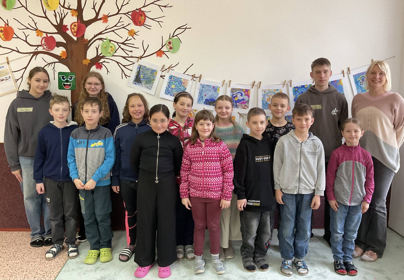 Deváťáci učí na 1. stupni