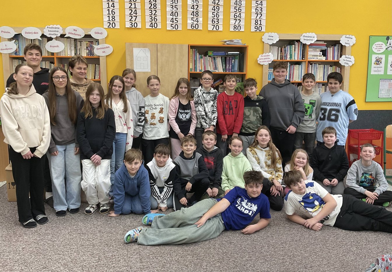 Deváťáci učí na 1. stupni