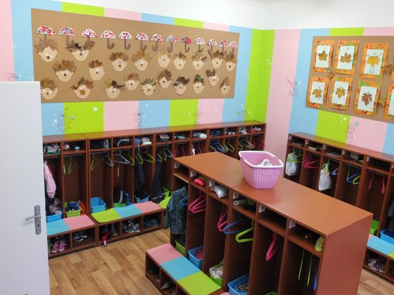 Šatna MŠ Korálek