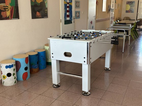 Fotbálek na chodbě