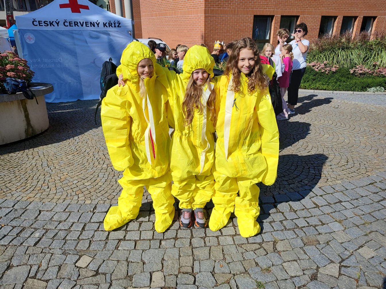 Páťáci na Světovém dnu první pomoci